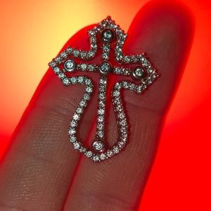 925 cross pendant.